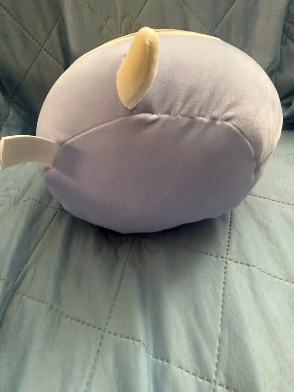 Squishmallows Cream, Tan & Lavender Puppy with Pastel Rainbow Bow